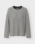 Longsleeve stripes black white