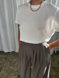 T-shirt white natural soft