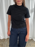 T-shirt black peach