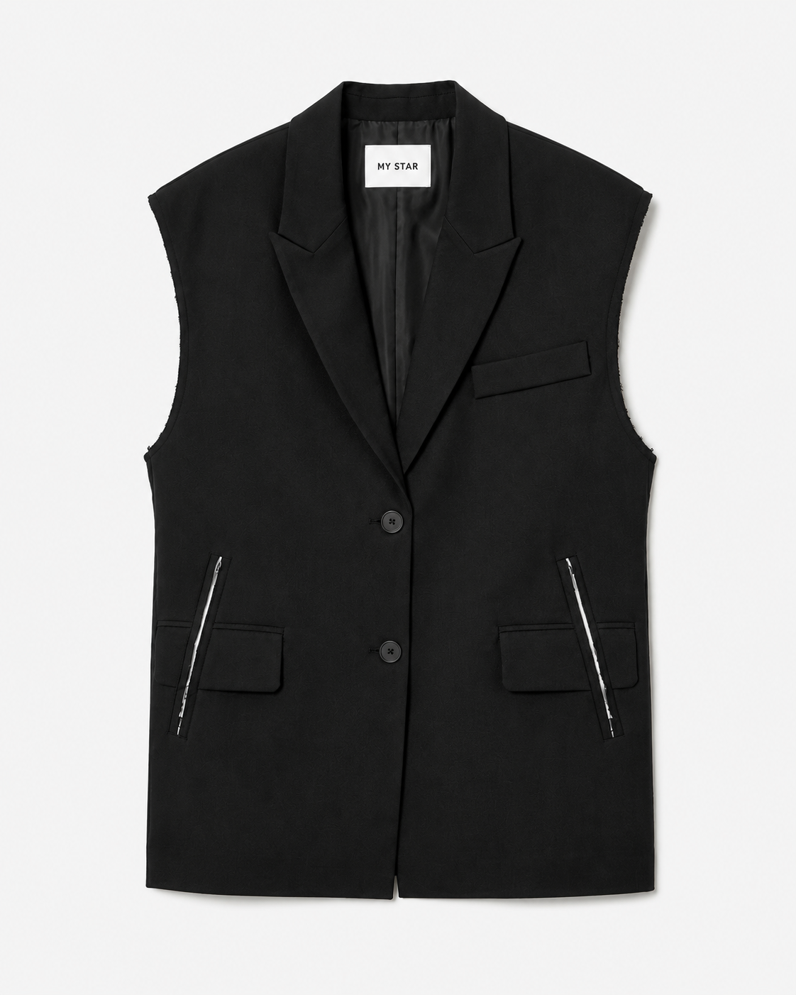 Kamizelka oversize black