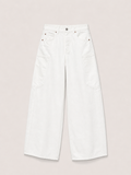 Spodnie jeansowe worker baloon white