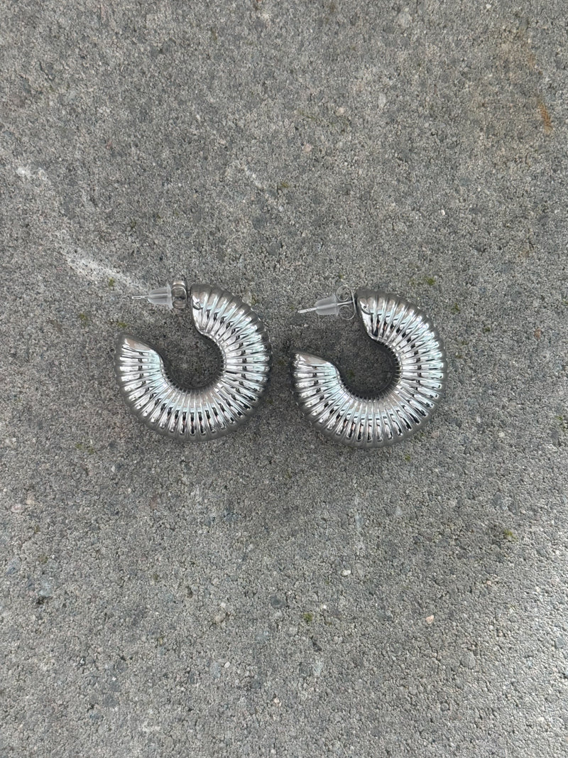 Kolczyki koła xxl srebrne