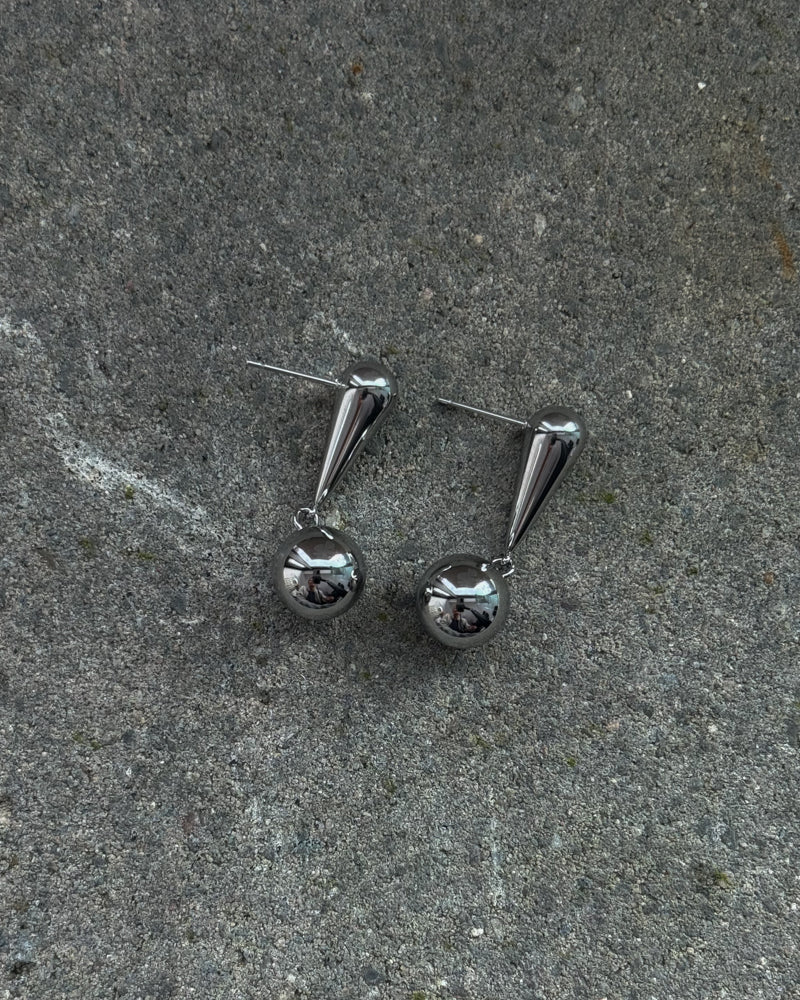 Kolczyki wiszące srebrne