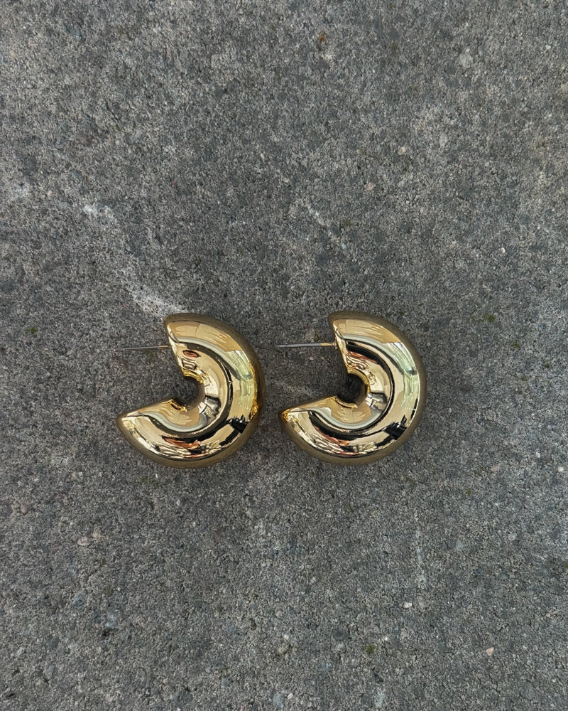 Kolczyki koła xxl złote