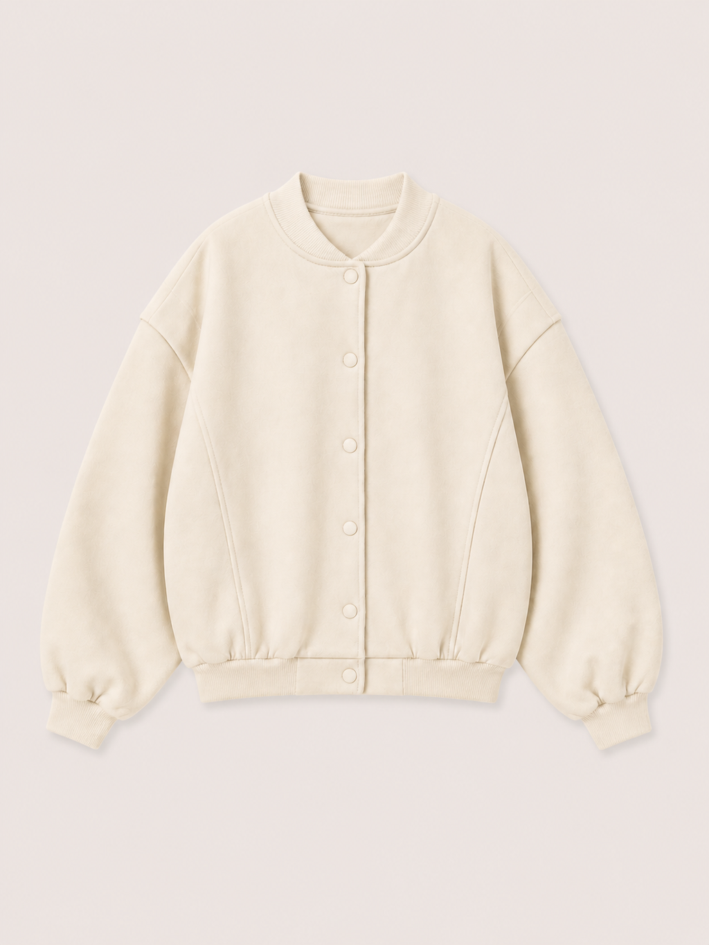 Bluza bomber ecru