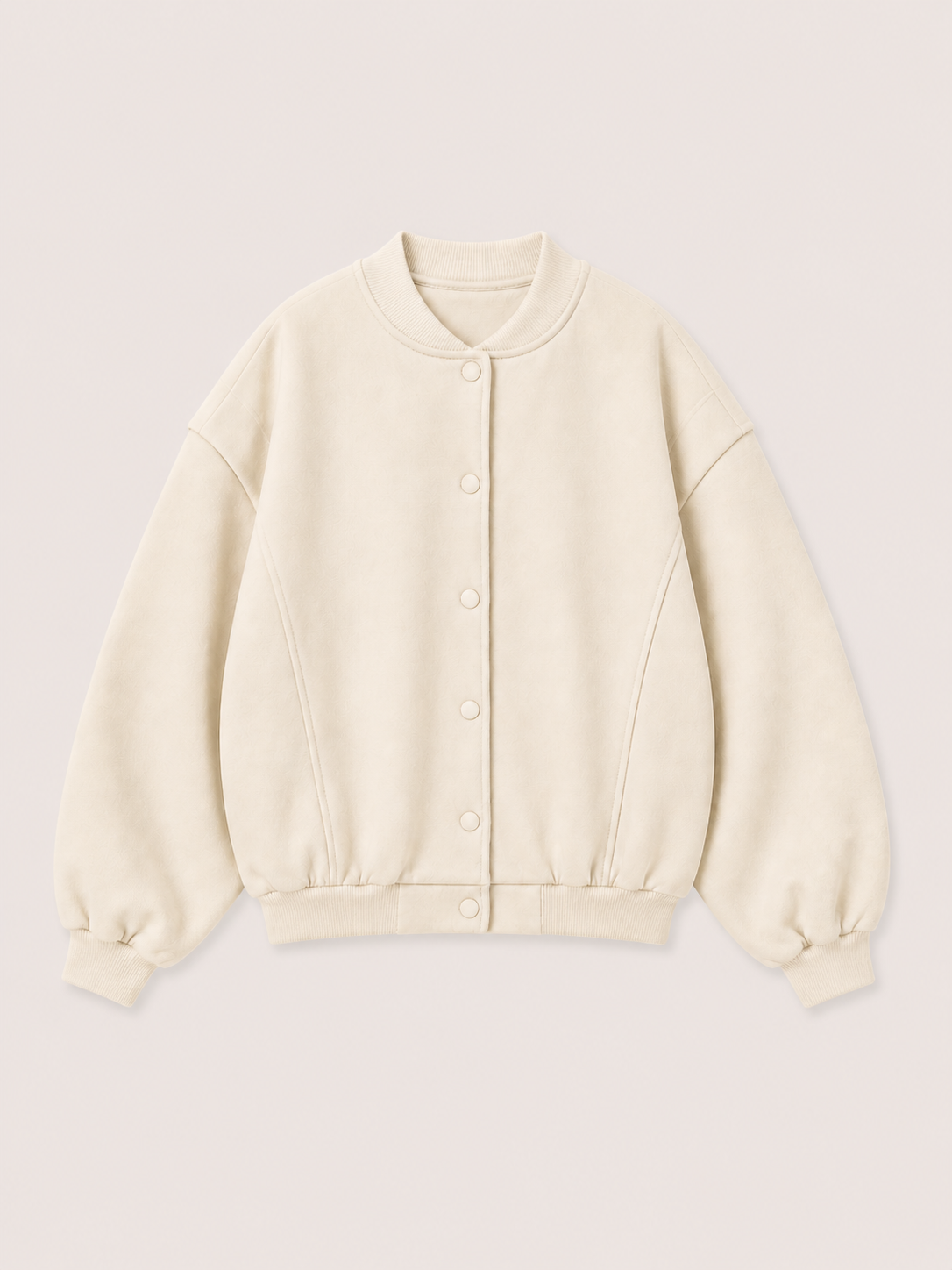 Bluza bomber ecru