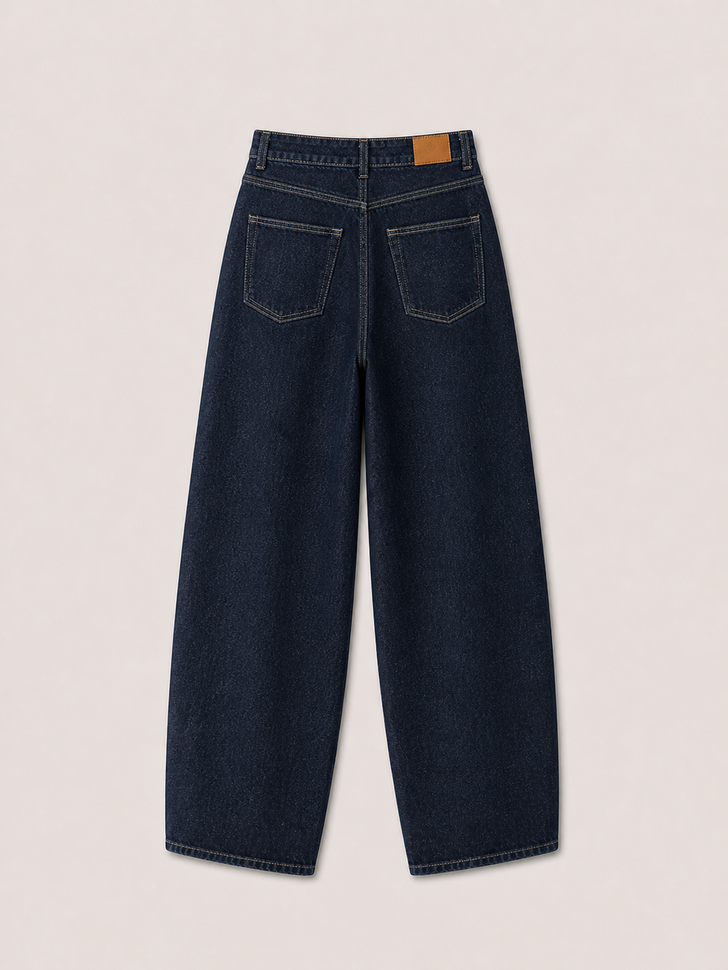 Jeansy baloon navy
