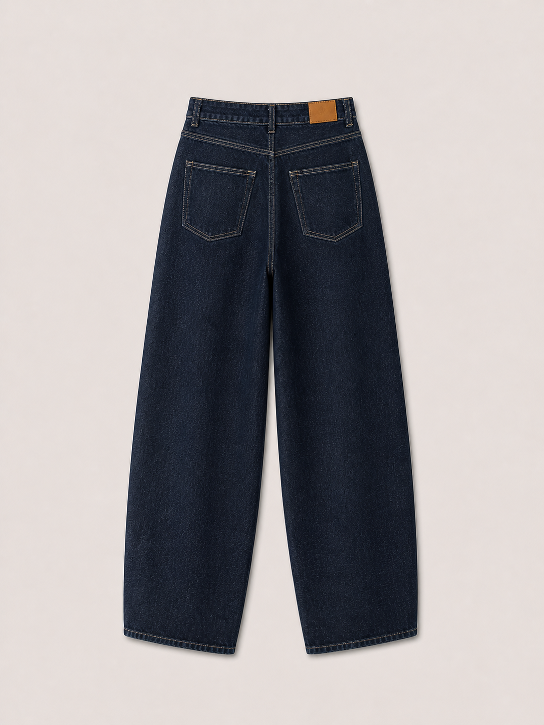 Jeansy baloon navy