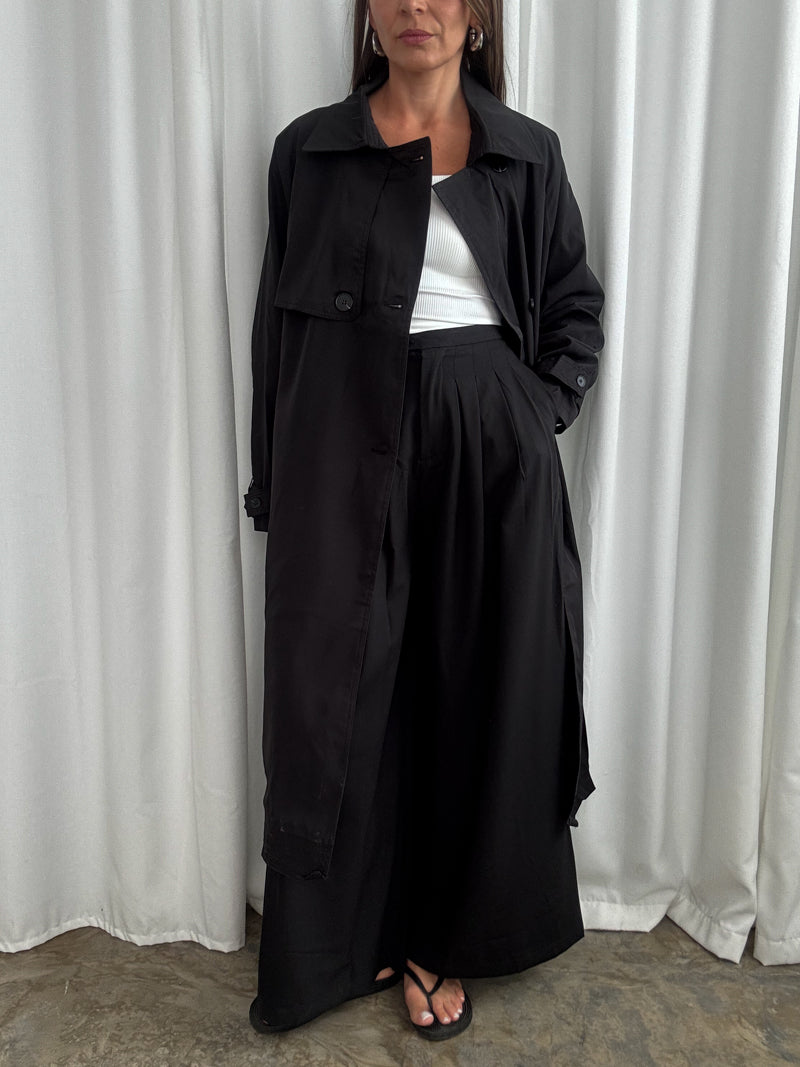 Spodnie szerokie black