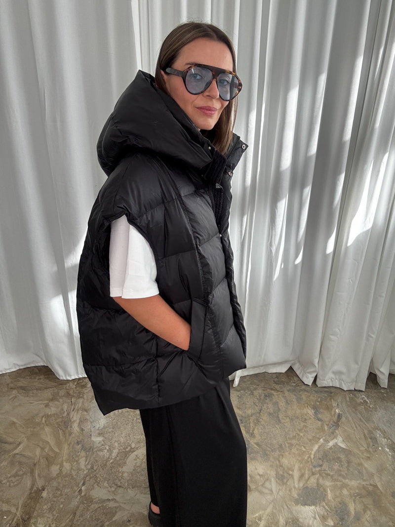 Kamizelka puffer black