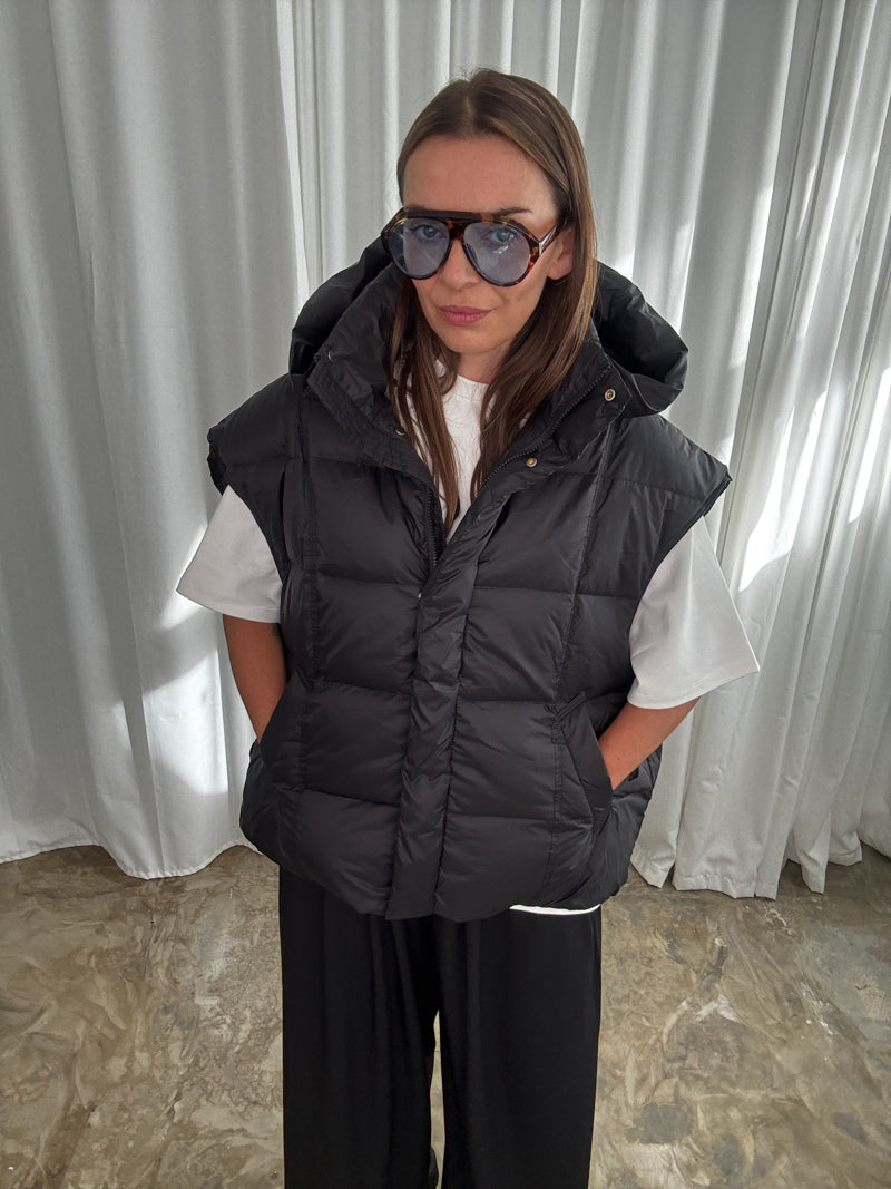 Kamizelka puffer black