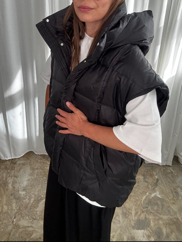 Kamizelka puffer black